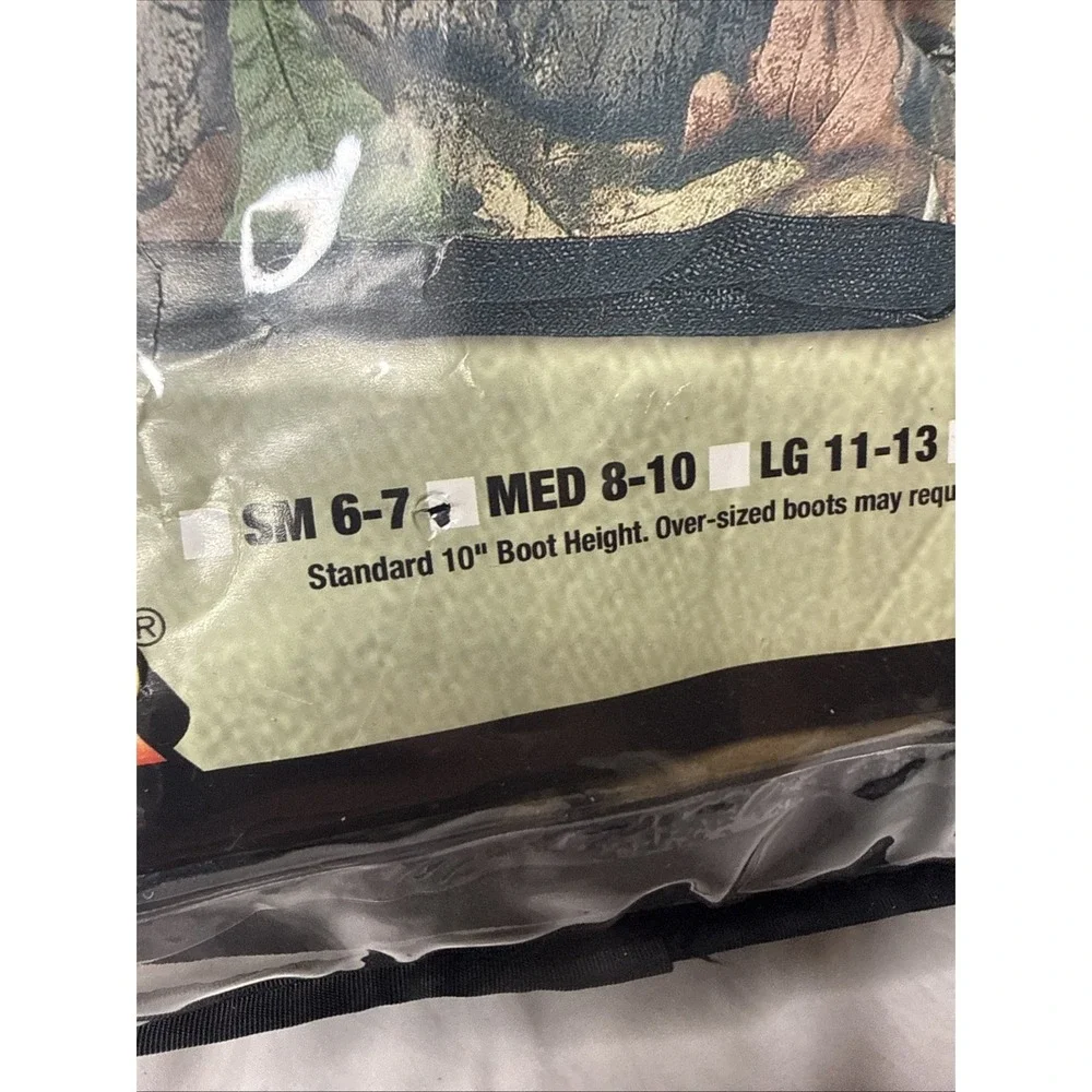 NEW Camouflage Icebreaker Insulated Boot Covers MED 8-10 Camo Blanket Thermolite